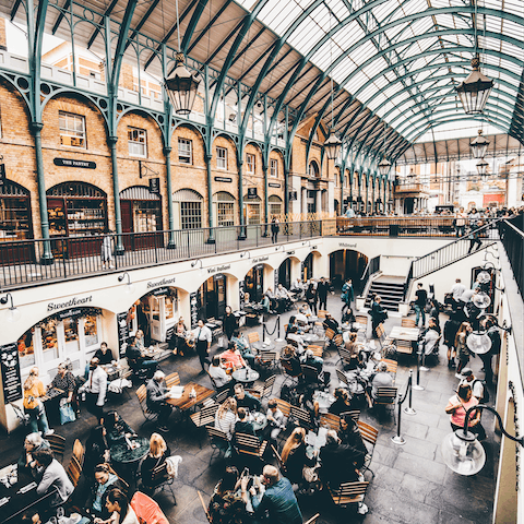 Hop on the Tube and reach Covent Garden in just twenty-five minutes