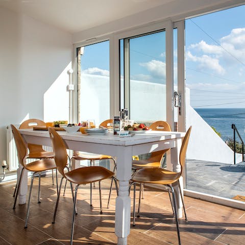 Cook up a delicious roast dinner to share at the dining table