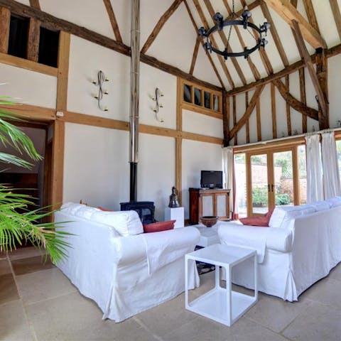 Cosy up by the fire on colder nights