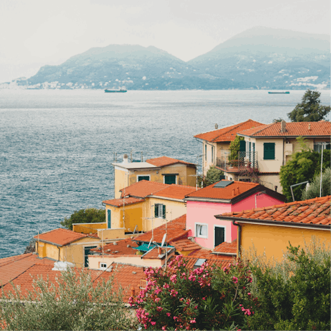 Discover charming Lerici – it's just a ten-minute walk to the beach