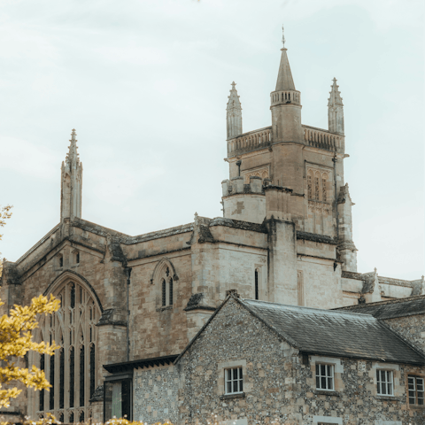 Take a trip to Winchester, a thirty-minute drive away