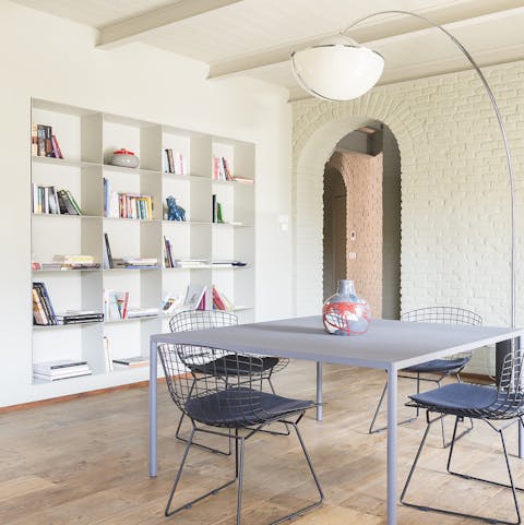 Curated design pieces