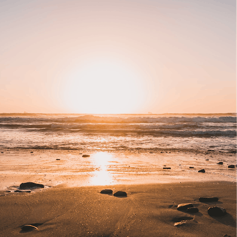 Catch some rays at Queen's Beach, a short walk from home