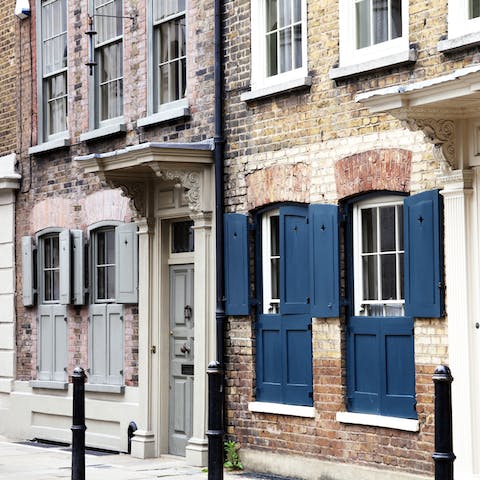 Hop on the DLR or the Tube for a quick ride to beautiful Greenwich or explore the historic streets around London Bridge