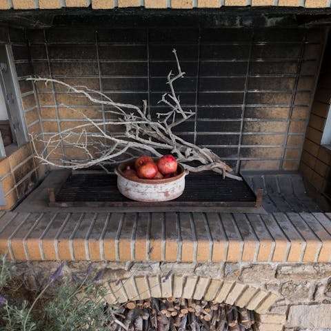 Buy some local ingredients and grill them on the traditional brick barbecue
