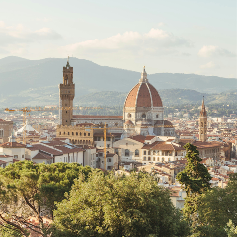Visit the famous Duomo, about ten minutes away on foot