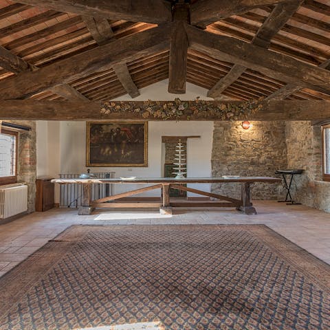 Have it your way – adapt the vast, barn-like space to celebrate a special event