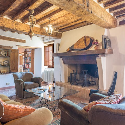 Live like it's the 17th century by the ancient hearth