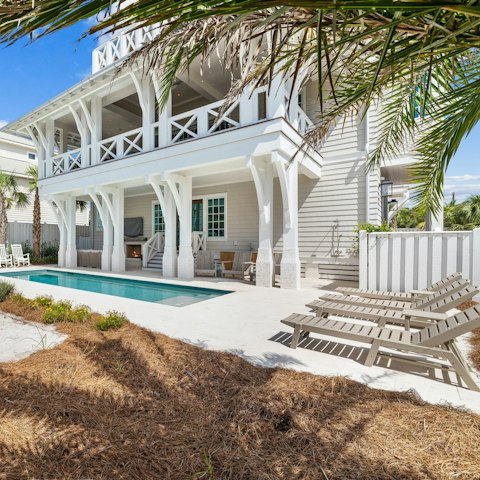 Look forward to leisurely days relaxing around the pool
