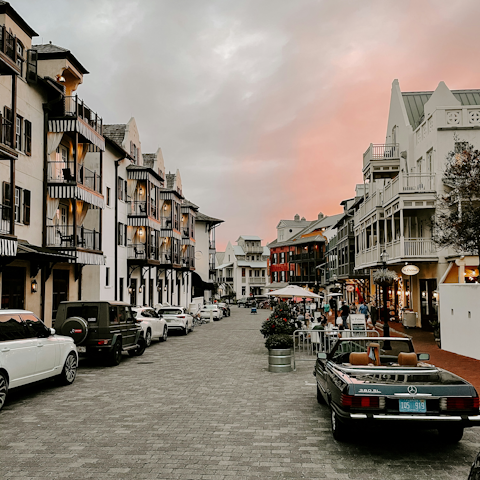 Visit nearby Rosemary Beach to shop and dine
