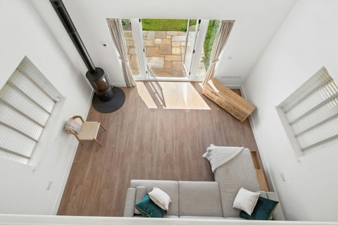 Step straight onto the patio from the living space
