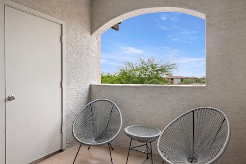 Sit out on the patio with a cold drink