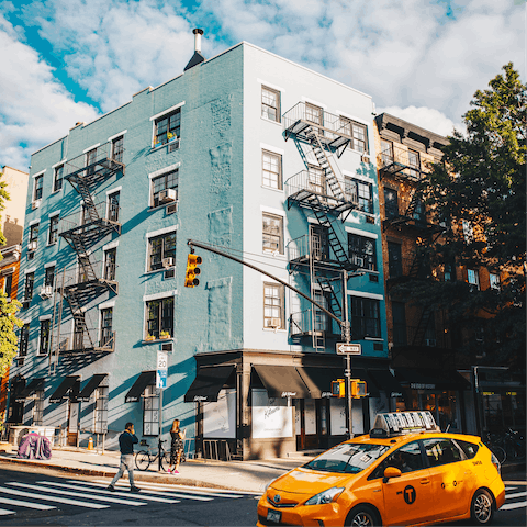 Explore the West Village – reachable in nine minutes on foot