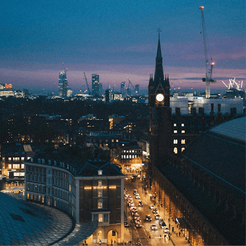 Stay in King's Cross, five minutes from the station