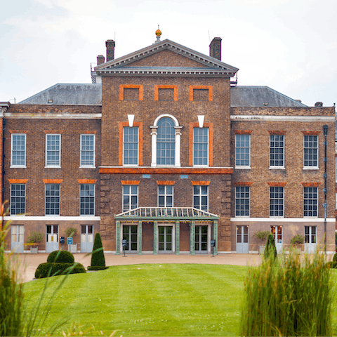 Head north to Hyde Park and Kensington Palace Gardens, a 25-minute walk away