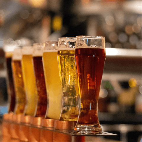Get to know the beer that Belgium is renowned for on a beer tasting tour