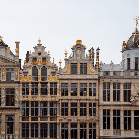 Explore the bustling Grande Place, located within 500 metres from your doorstep