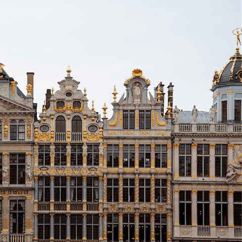 Explore the bustling Grande Place, located within 500 metres from your doorstep