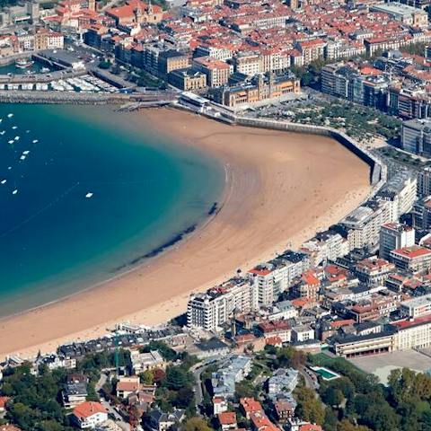 Soak up the sun at the nearby La Concha Beach