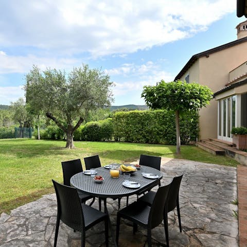 Take your morning coffee or tea onto the terrace