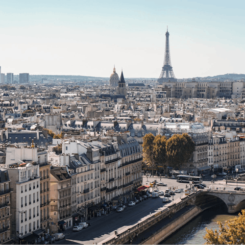 Explore chic Paris, including the nearby Jardin des Tuileries