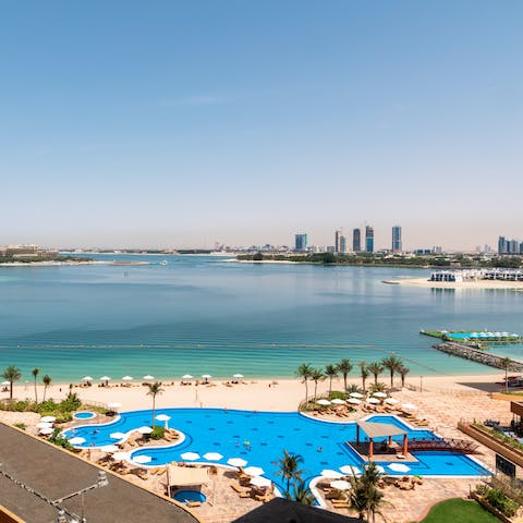 Stay cool in the gorgeous infinity pool