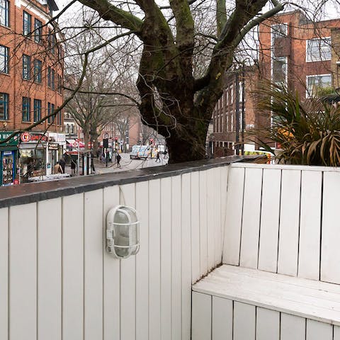 Enjoy a drink on the terrace