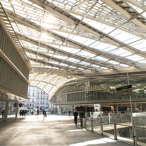 Explore the lively shopping and culture around Les Halles