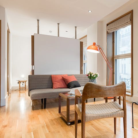 Fantastic use of space for a studio