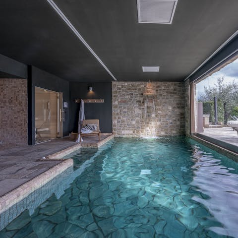 Experience total relaxation with a session in the home spa
