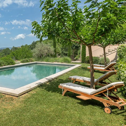 Cool off with a dip in the pool