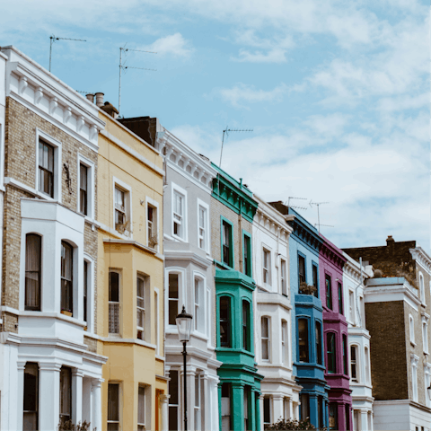 Stay in Ladbroke Grove, strolling distance from lively Notting Hill
