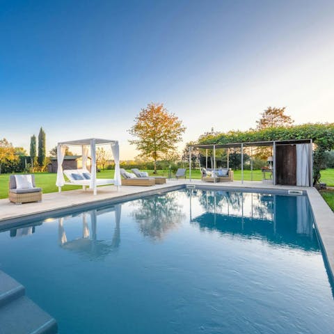 Embrace the magic of doing nothing while lounging by the pool