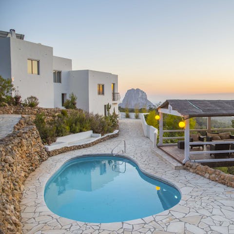 Take a dip in your private plunge pool