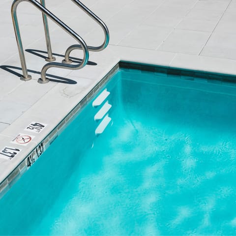 Cool off after a stroll through the city with a dip in the pool
