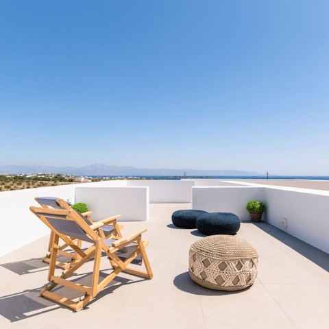 Enjoy incredible coastal views from the roof terrace
