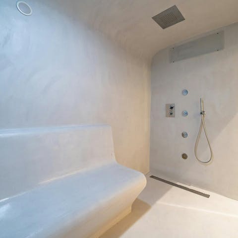 Enjoy a pampering session in the Hammam