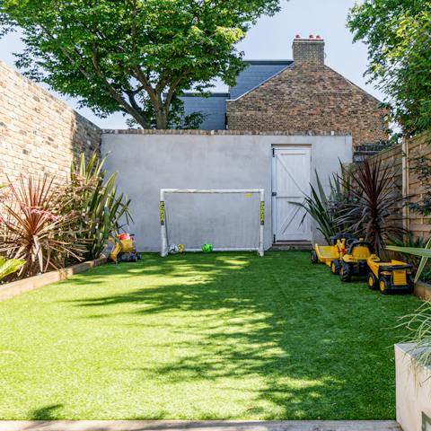 Spend sunny days with your family in the private garden