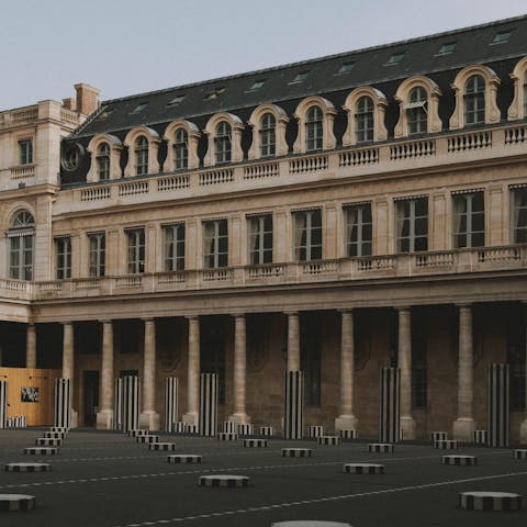 Visit the Palais Royal – it's within walking distance