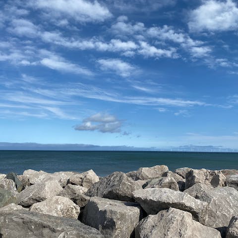 Stay just a short walk from Rhos-on-Sea's beautiful coastline