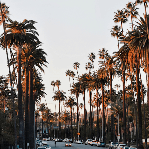 Take a ten-minute drive over to iconic Beverley Hills