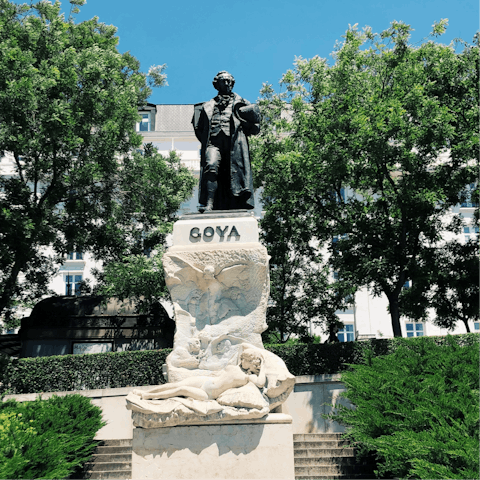 Enjoy staying at the heart of Madrid with the Prado Museum a seven-minute walk away