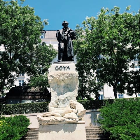 Enjoy staying at the heart of Madrid with the Prado Museum a seven-minute walk away