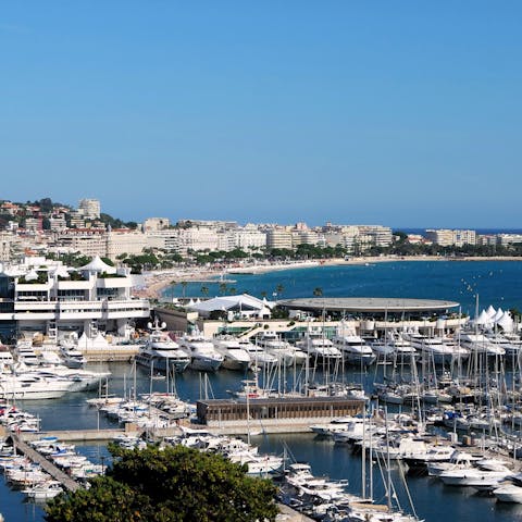 Take a boat to Cannes in under an hour