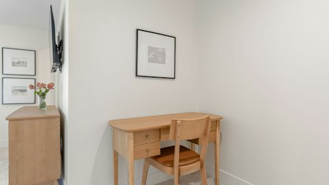 Catch up on some work at one of the in-home desks
