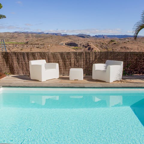 Go for a swim in the pool