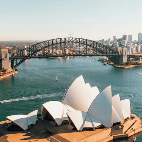 Explore iconic sights across Sydney – just a short drive away