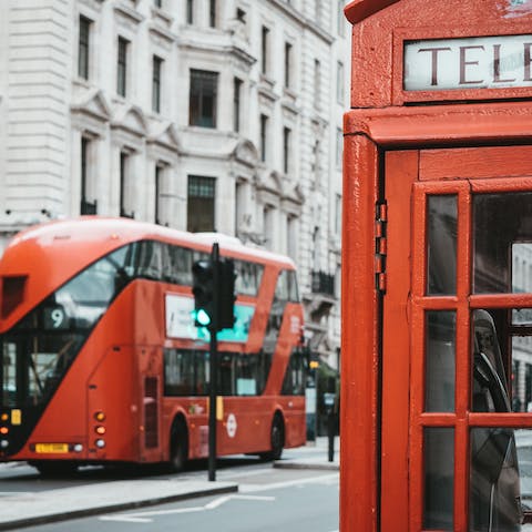 Enjoy your proximity to central London – Oxford Circus is less than a 10-minute tube ride away