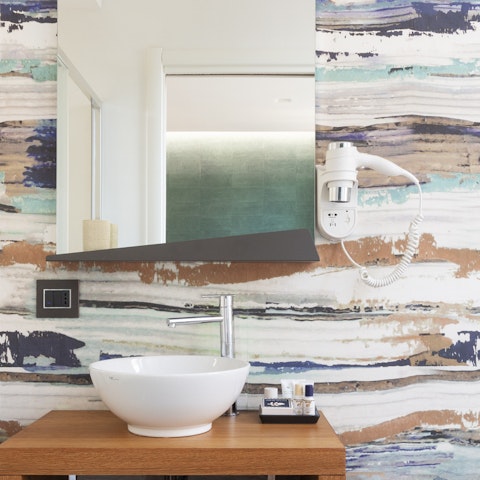 The ensuite bathrooms