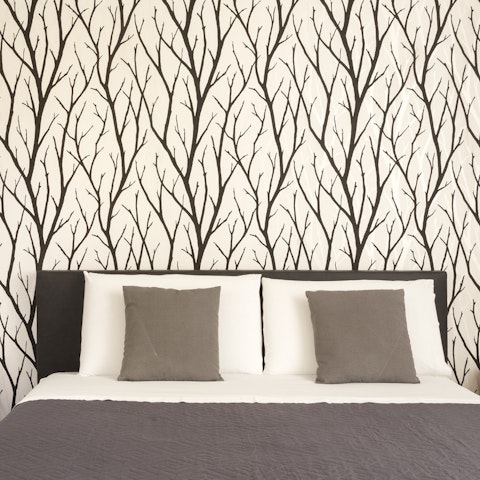 The bold design in every room